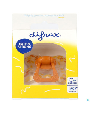 Difrax sucette natural 20m+ assorti