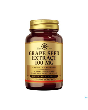 Solgar grape seed extract 100mg v-caps 30