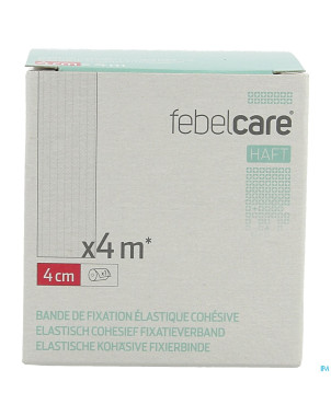 Febelcare haft bande fix. elastiq. cohesive 4cmx4m