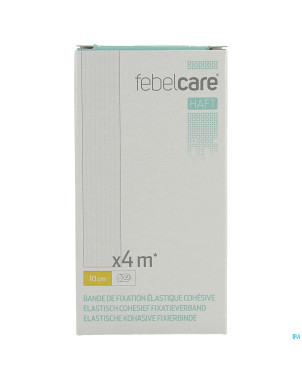 Febelcare haft bande fix.elastiq. cohesive 10cmx4m