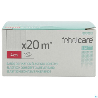 Febelcare haft bande fix.elastiq. cohesive 4cmx20m