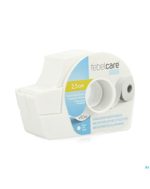 Febelcare pore sparadrap microporeux 25mmx9,14m