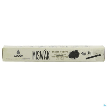 Woody miswak brosse dents + holder
