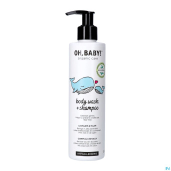 Oh baby body wash & shampoo   250ml