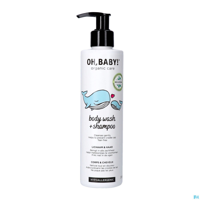 Oh baby body wash & shampoo   250ml