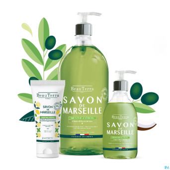 Beauterra savon marseille menthe citron    300ml