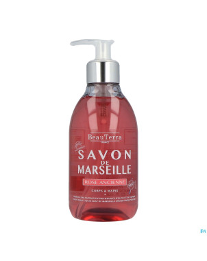 Beauterra savon marseille rose ancienne    300ml