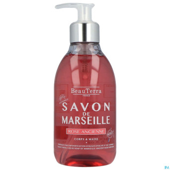 Beauterra savon marseille rose ancienne    300ml