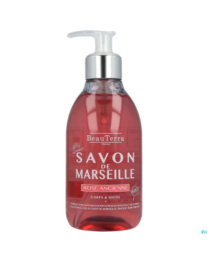 Beauterra savon marseille rose ancienne    300ml