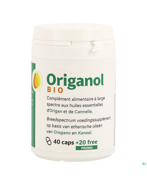 Origanol promo caps 40 + caps 20 grat.
