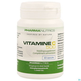 Vit c 500 v-caps 60    pharmanutrics