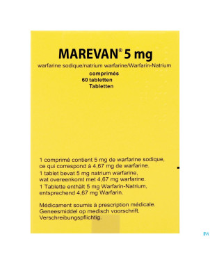 Marevan comp  60 x  5 mg blister