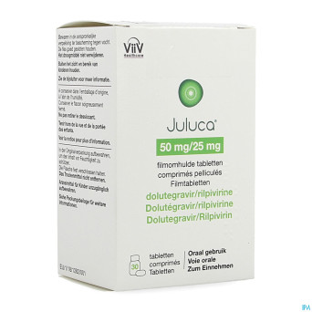 Juluca 50mg/25mg abacus comp pell  30