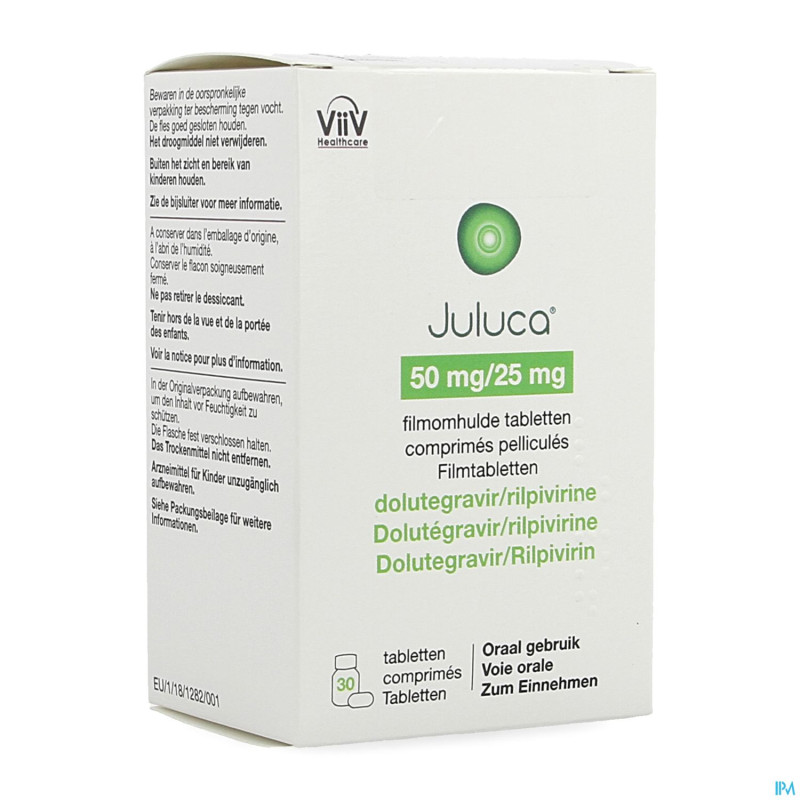 Juluca 50mg/25mg abacus comp pell  30