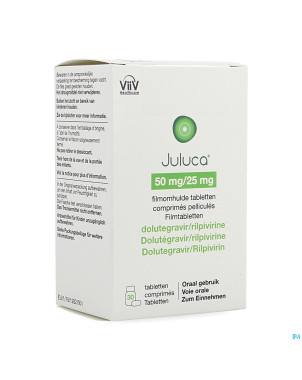 Juluca 50mg/25mg abacus comp pell  30