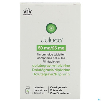 Juluca 50mg/25mg abacus comp pell  30