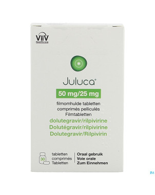 Juluca 50mg/25mg abacus comp pell  30