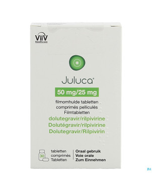 Juluca 50mg/25mg abacus comp pell  30