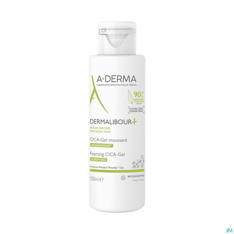 Aderma dermalibour+ cica gel moussant 100ml