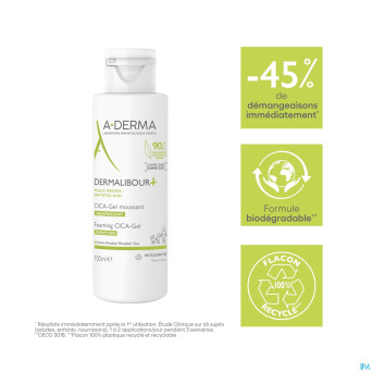 Aderma dermalibour+ cica gel moussant 100ml