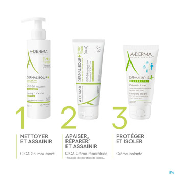 Aderma dermalibour+ cica gel moussant 100ml