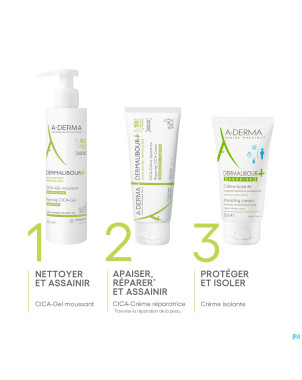 Aderma dermalibour+ cica gel moussant 100ml