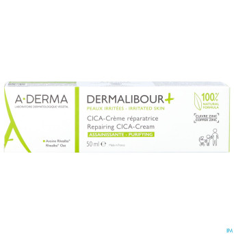 Aderma dermalibour+ cica creme reparatrice 50ml