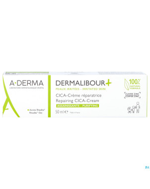 Aderma dermalibour+ cica creme reparatrice 50ml