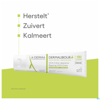 Aderma dermalibour+ cica creme reparatrice 50ml