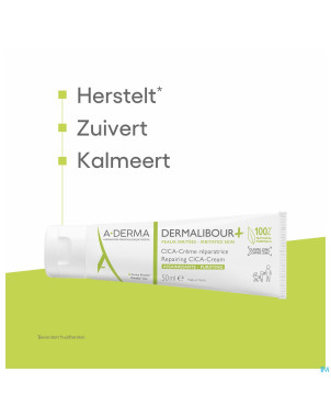 Aderma dermalibour+ cica creme reparatrice 50ml