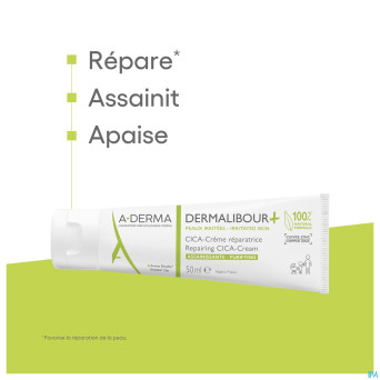 Aderma dermalibour+ cica creme reparatrice 50ml