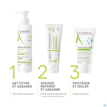 Aderma dermalibour+ cica creme reparatrice 50ml