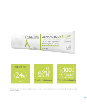 Aderma dermalibour+ cica creme reparatrice 100ml