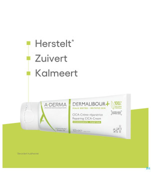 Aderma dermalibour+ cica creme reparatrice 100ml