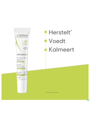 Aderma dermalibour+ cica baume levres 15ml