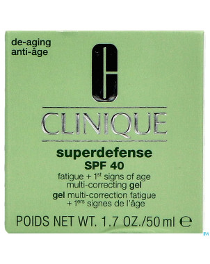 Clinique superdef.gel ip40 fat.+1sign multic. 50ml