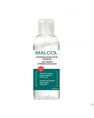 Bialcol gel mains hydroalcoolique fl plast 125ml