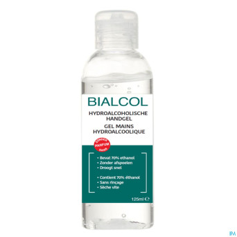 Bialcol gel mains hydroalcoolique fl plast 125ml