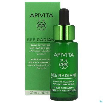 Apivita bee radiant glow activ.&a/fatig.serum 30ml