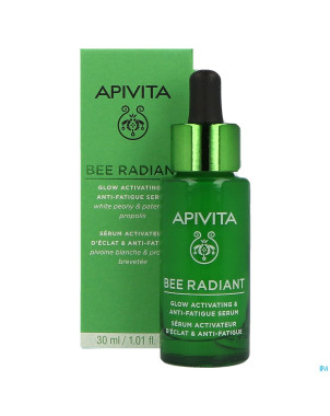 Apivita bee radiant glow activ.&a/fatig.serum 30ml