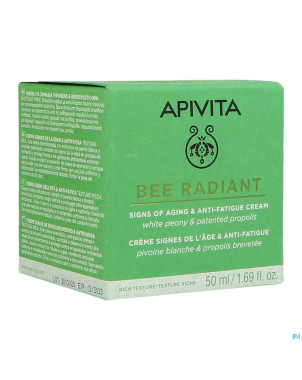 Apivita bee radiant sign ag.&a/f. gel cr rich 50ml