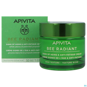 Apivita bee radiant sign ag.&a/f. gel cr rich 50ml
