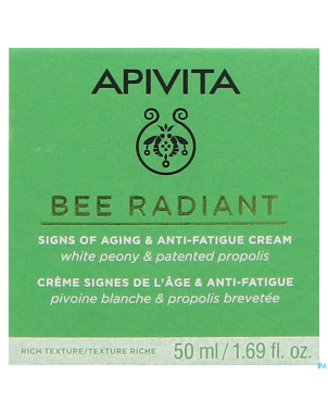 Apivita bee radiant sign ag.&a/f. gel cr rich 50ml
