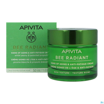 Apivita bee radiant sign ag.&a/f. gel cr rich 50ml