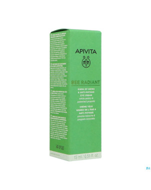Apivita bee radiant sign ag.&a/fatigue eye cr 15ml