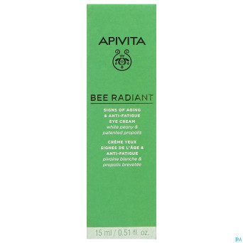 Apivita bee radiant sign ag.&a/fatigue eye cr 15ml