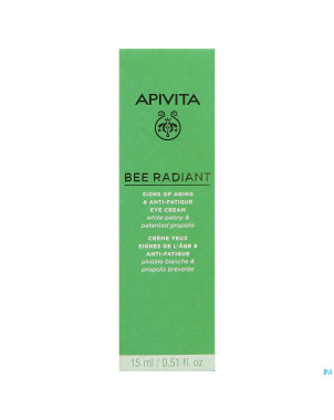 Apivita bee radiant sign ag.&a/fatigue eye cr 15ml