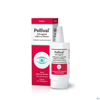 Pollival 0,5mg/ml collyre multidos. fl pompe 10ml