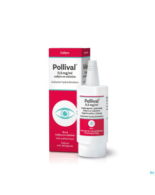 Pollival 0,5mg/ml collyre multidos. fl pompe 10ml