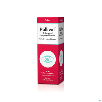 Pollival 0,5mg/ml collyre multidos. fl pompe 10ml
